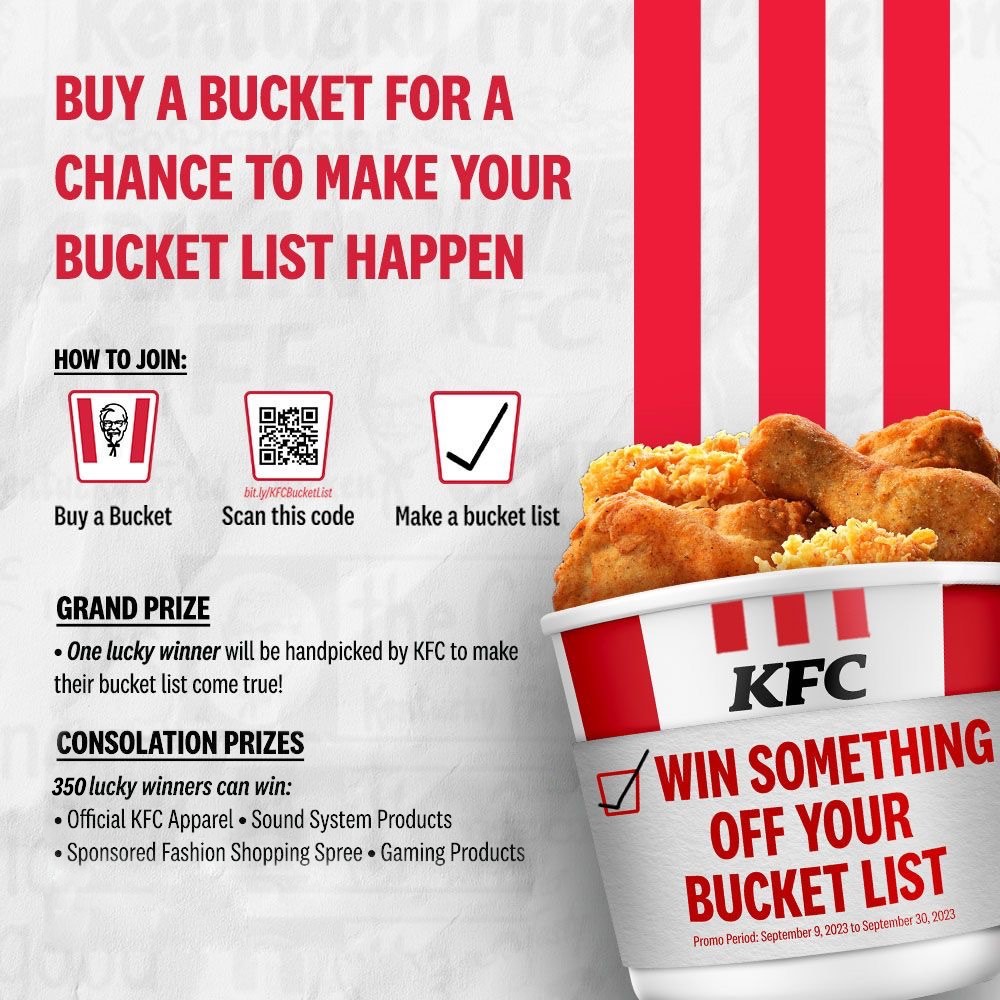 KFC Makes Your Bucket List Come True BusinessChannel.ph